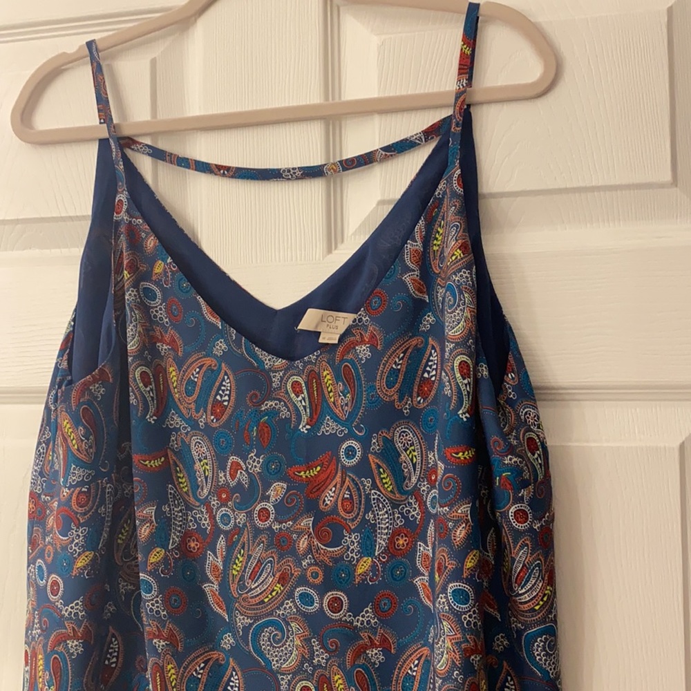 Loft Paisley Flowy Tank - Picture 4 of 4
